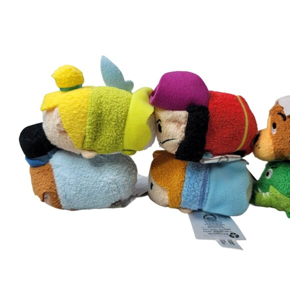 Disney Peter Pan Mini Plush Lot of 10 Tinkerbell Captain Hook John Tsum Tsum NEW - Picture 4 of 16